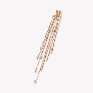 Mini Solitaire Chain Tassel Backing