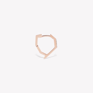 Twinkle Mono Diva Hoop Earring