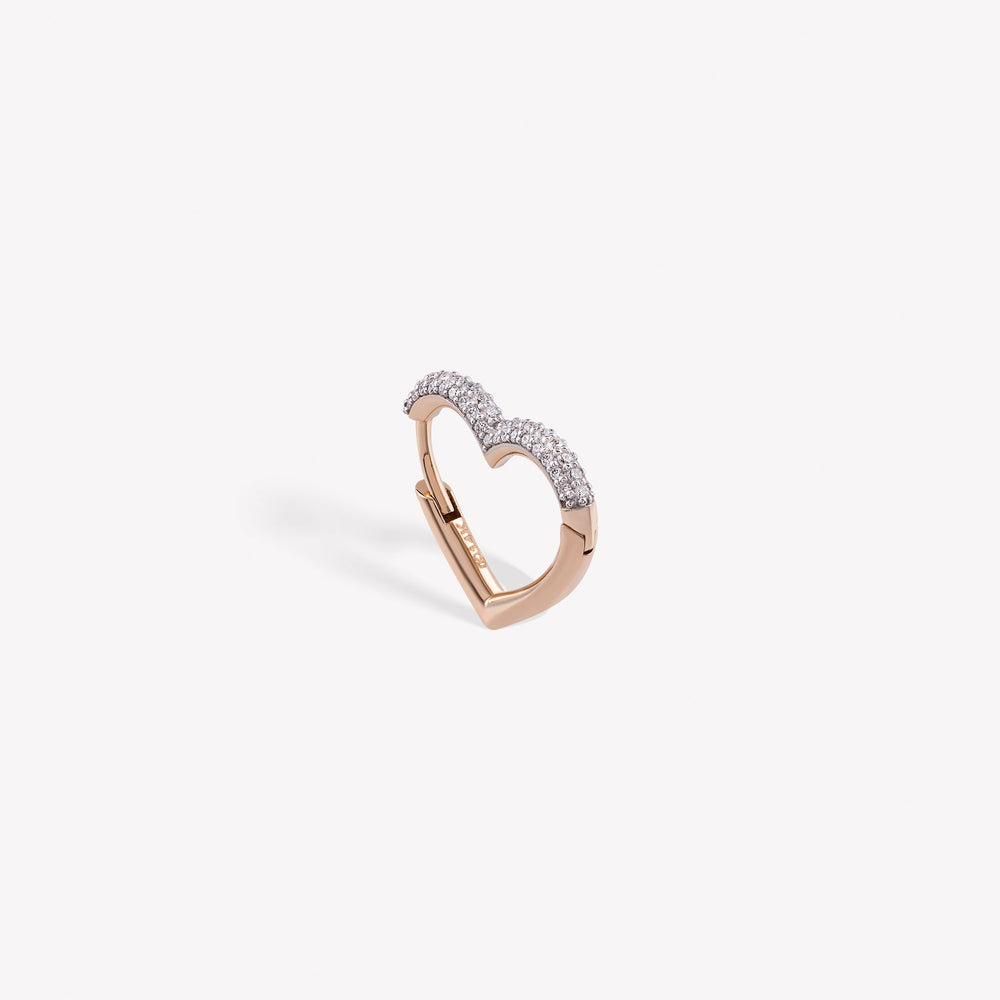 Sweetheart Hoop Earring
