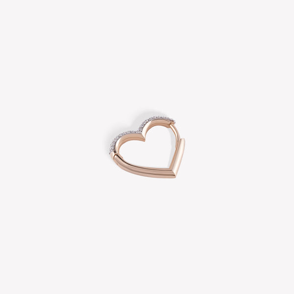 Sweetheart Hoop Earring