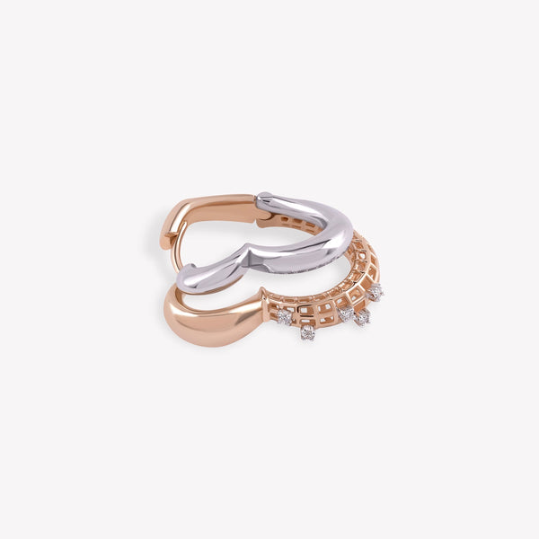 Twinnie Sweetheart Hoop Earring