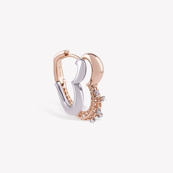 Twinnie Sweetheart Hoop Earring