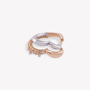 Twinnie Sweetheart Hoop Earring