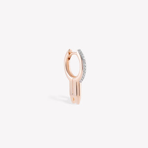 Atomic Hoop Earring