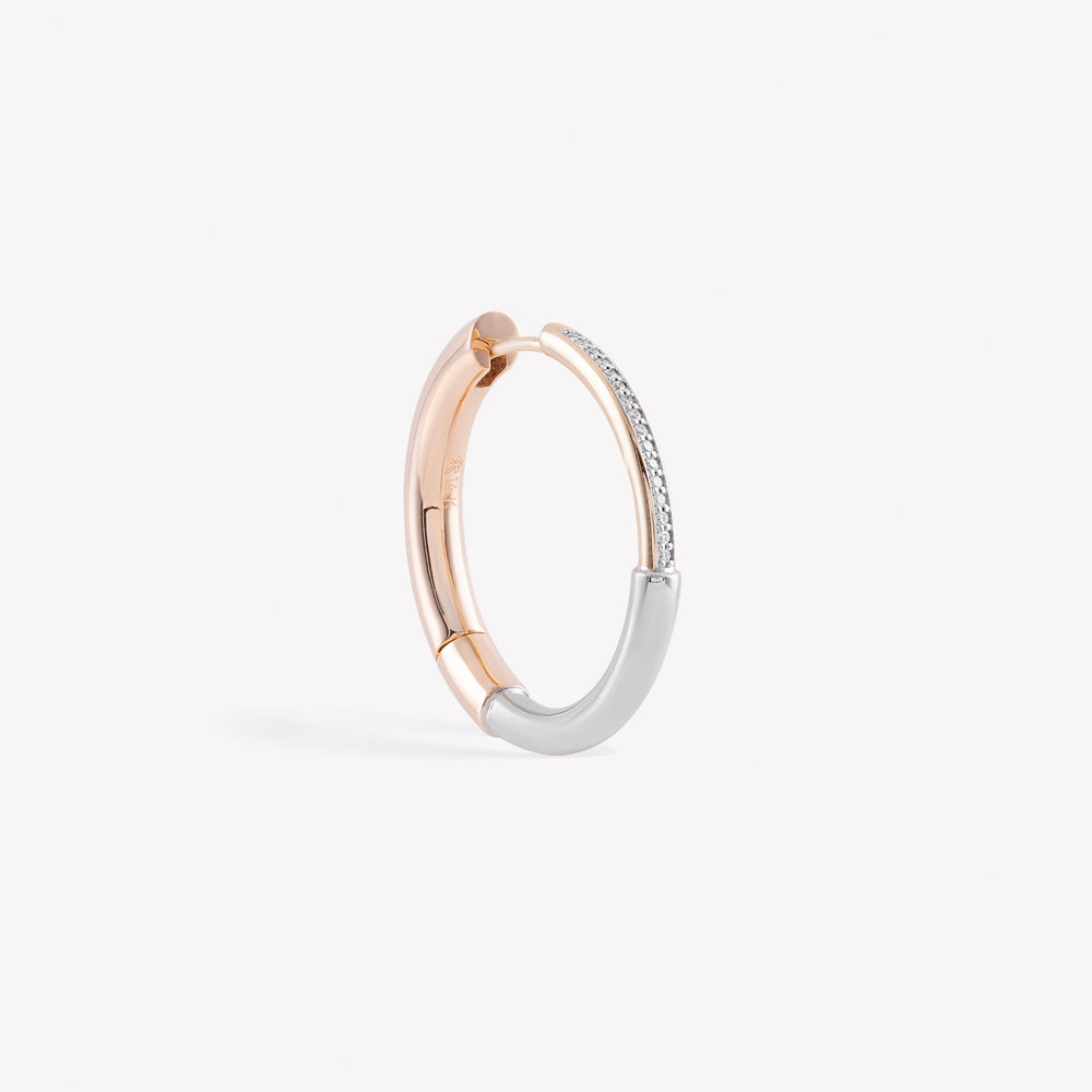 Crest Hoop Earring