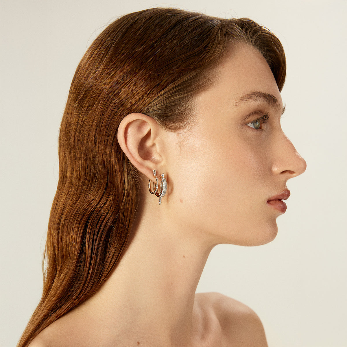 Electron Hoop Earring