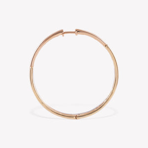 Ridges Hoop Earring