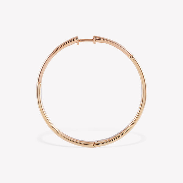 Ridges Hoop Earring