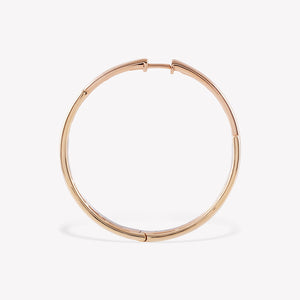 Ridges Hoop Earring