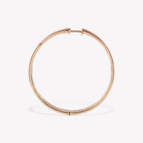 Ridges Hoop Earring