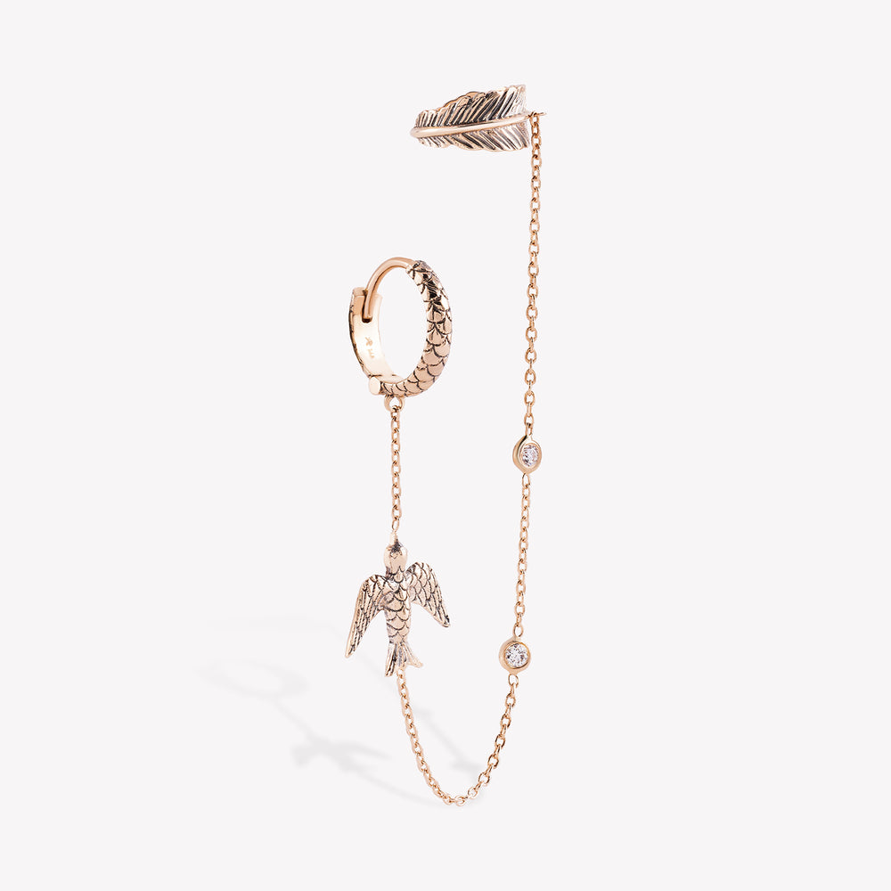 Sparrow Cuff Earring