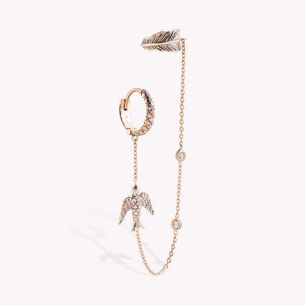Sparrow Cuff Earring