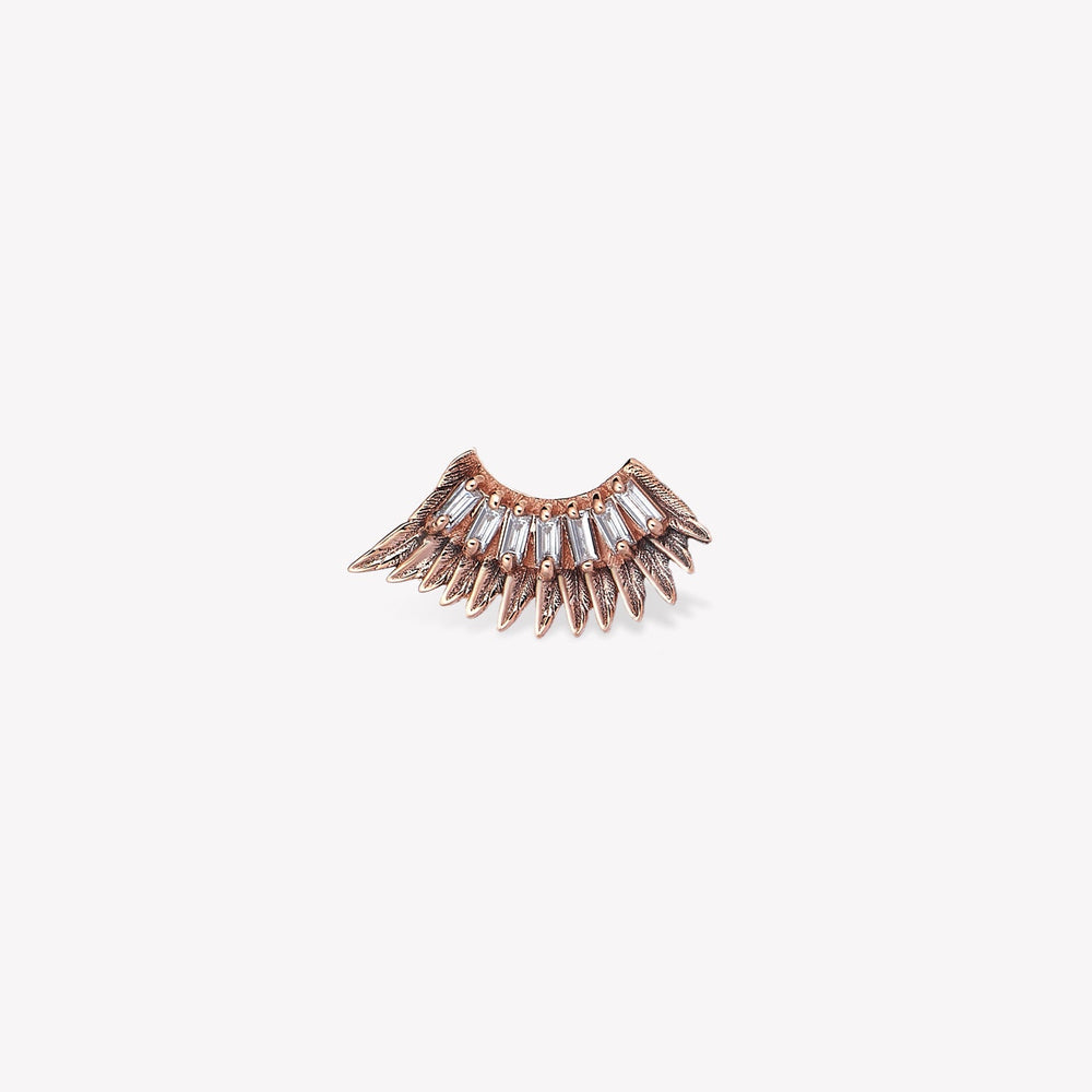 Winged Stud Earring