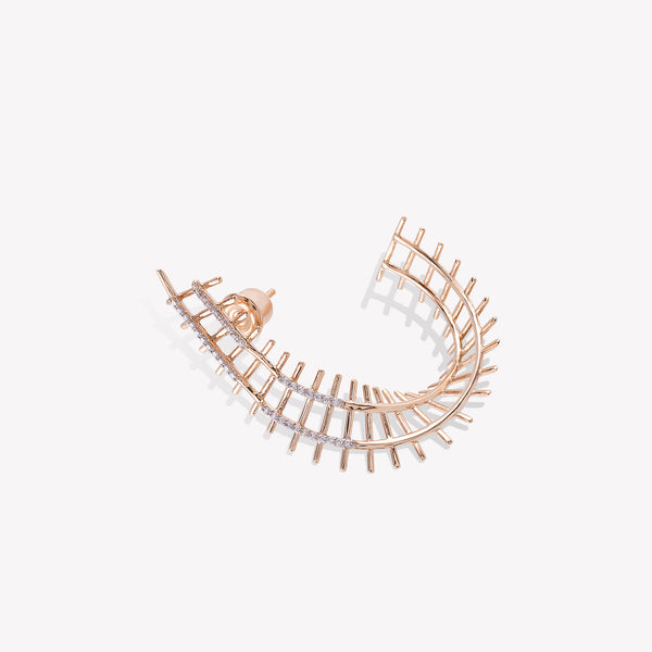 Railway Maxi Stud Earring