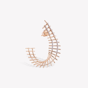 Railway Maxi Stud Earring