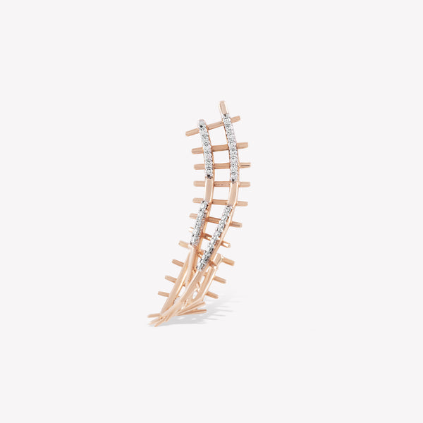 Railway Maxi Stud Earring