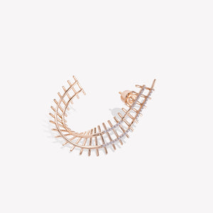 Railway Maxi Stud Earring