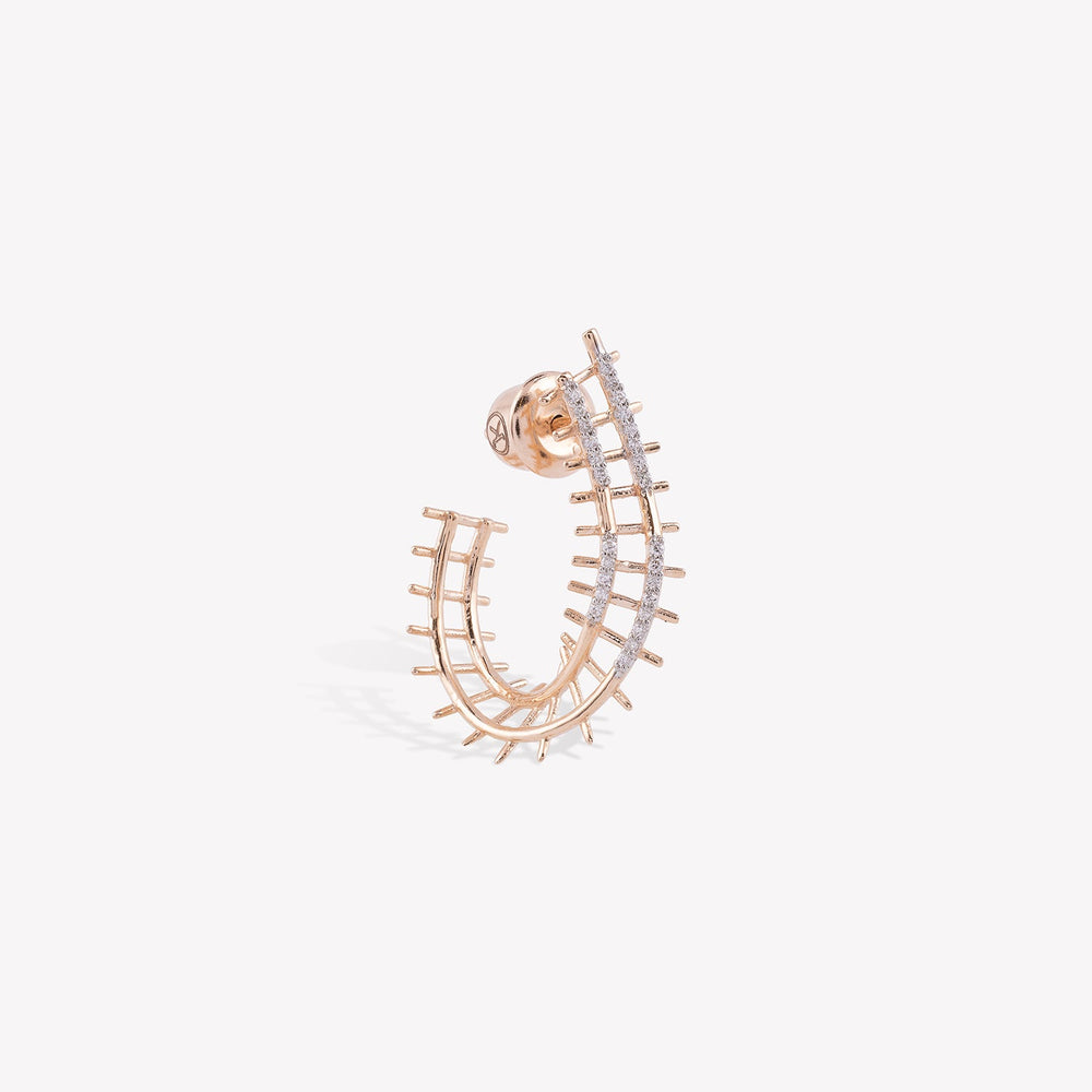 Railway Mini Stud Earring