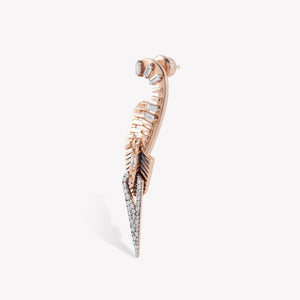 Zipper Stud Earring