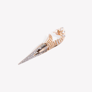 Zipper Stud Earring