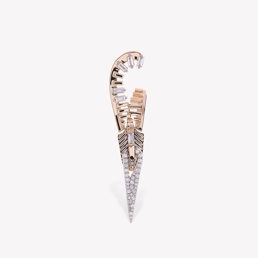 Zipper Stud Earring