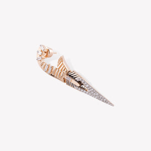 Zipper Stud Earring
