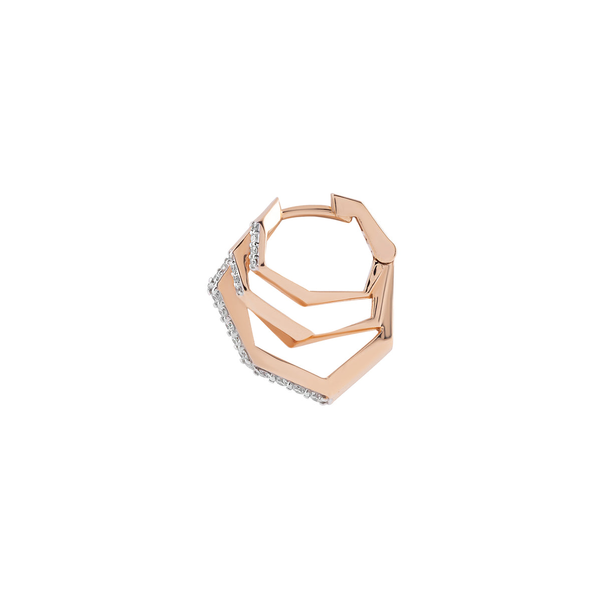 Trio Diva Hoop Earring