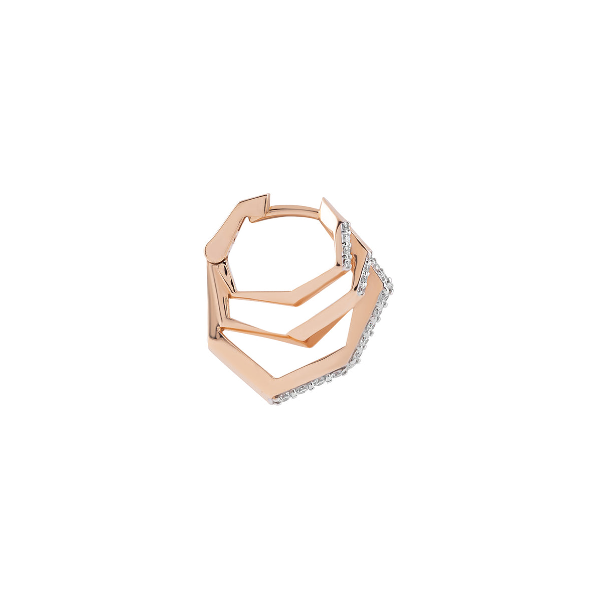 Trio Diva Hoop Earring