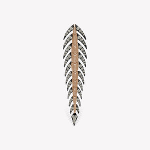 Croco Dangling Earring