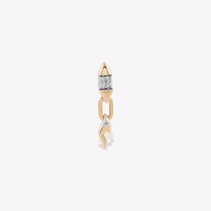 Fire Jet Mini Dangling Earring