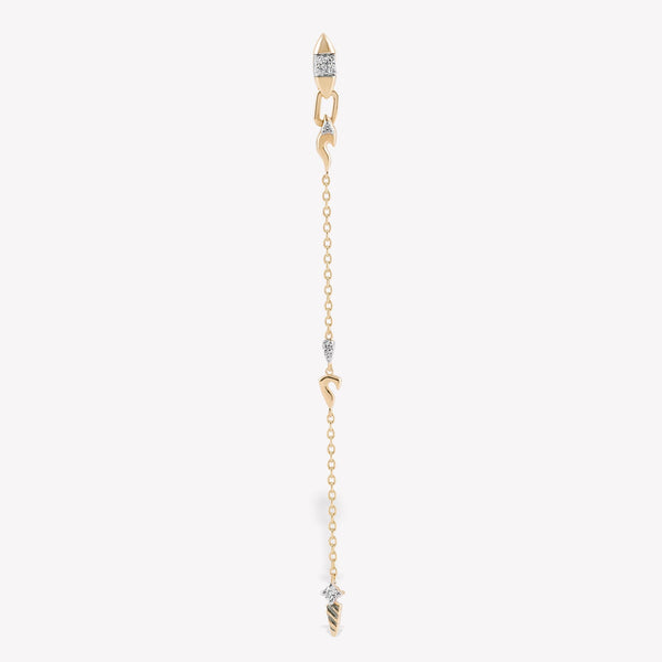 Fire Jet Maxi Dangling Earring