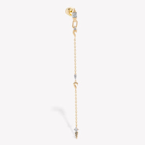 Fire Jet Maxi Dangling Earring