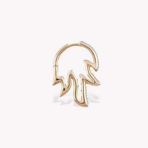Fancy Blaze Hoop Earring