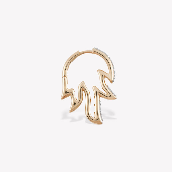 Fancy Blaze Hoop Earring