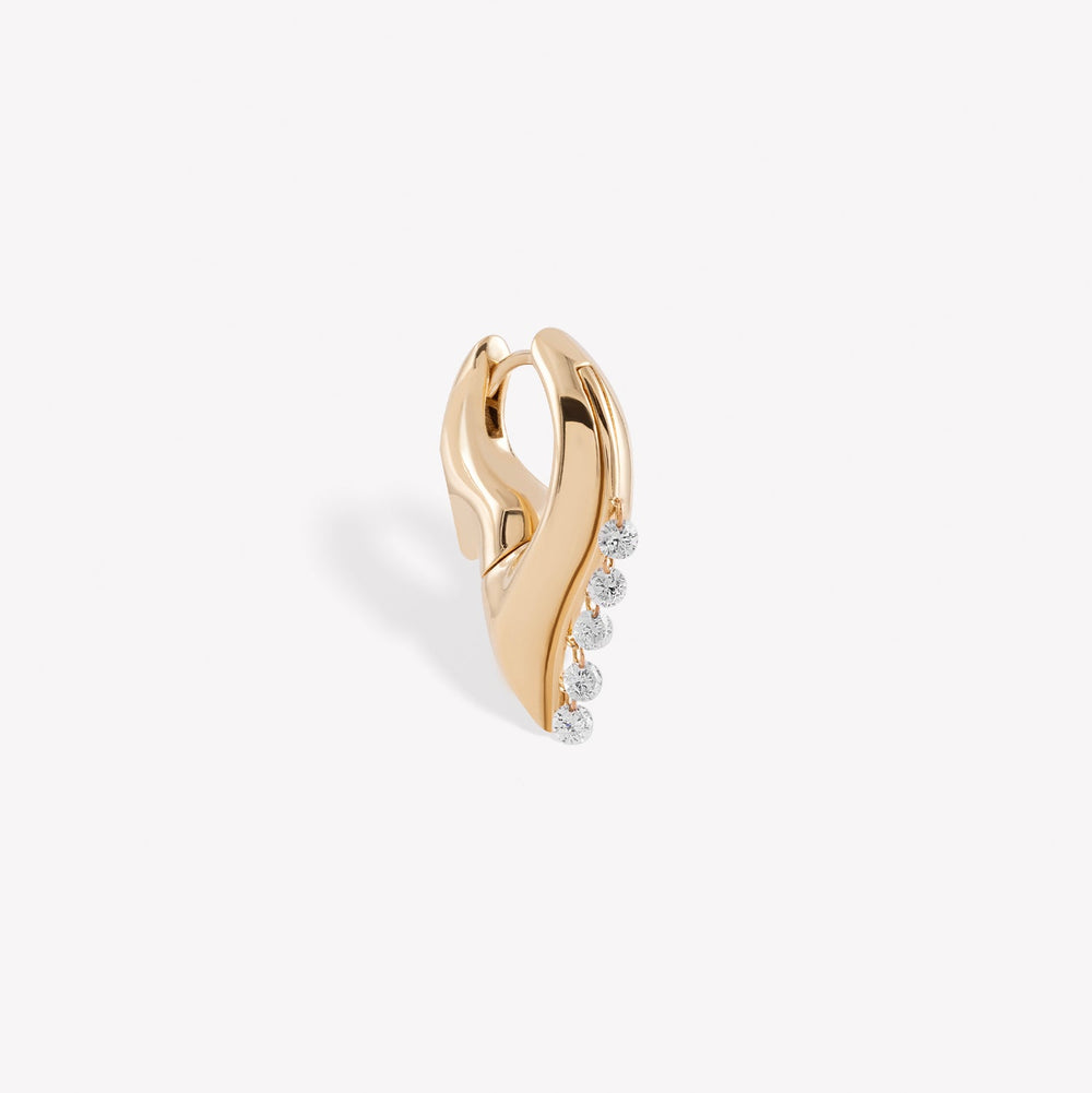 Flare Midi Hoop Earring