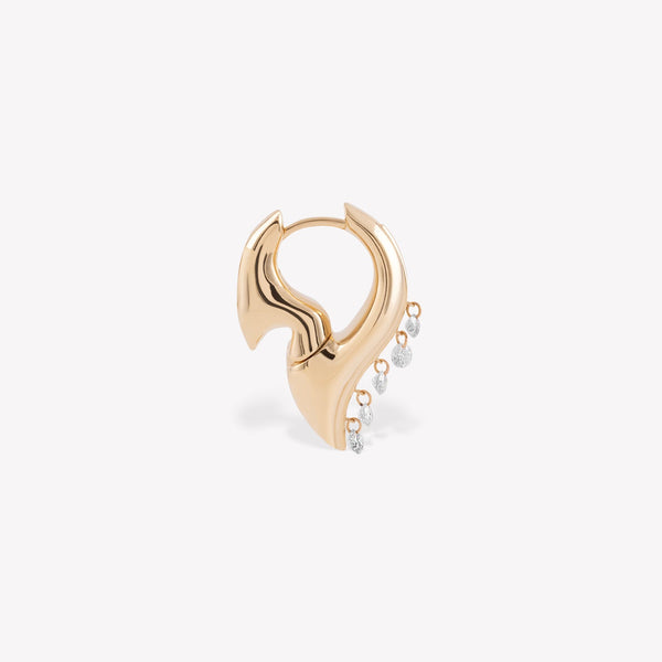 Flare Midi Hoop Earring