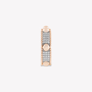 Trio Beads Hoop Earring