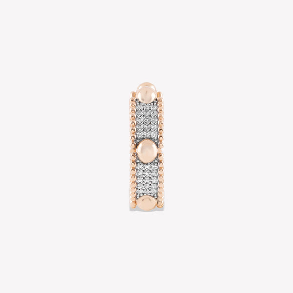 Trio Beads Hoop Earring