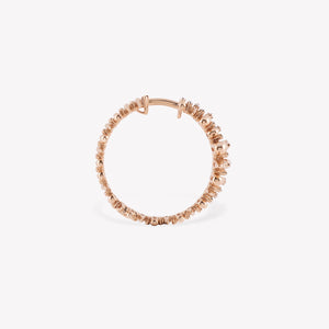 Pointe Hoop Earring
