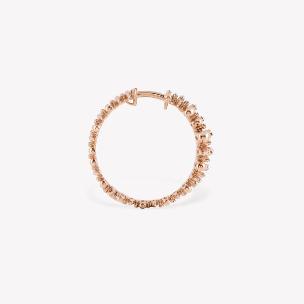 Pointe Hoop Earring