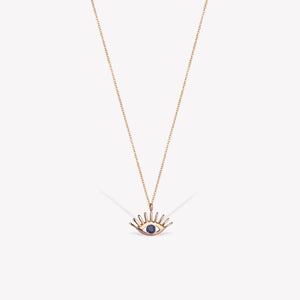 Evil Eye Mini Chain Necklace