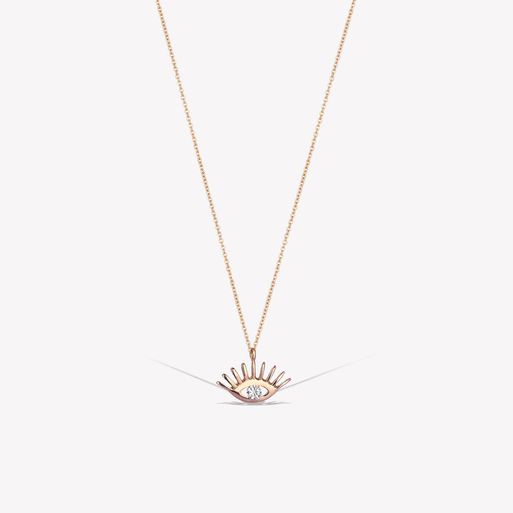 Evil Eye Mini Chain Necklace