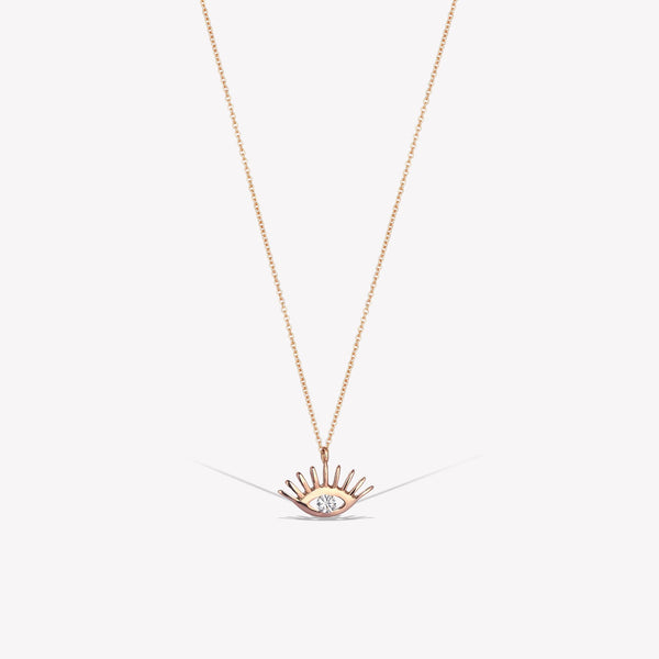 Evil Eye Mini Chain Necklace