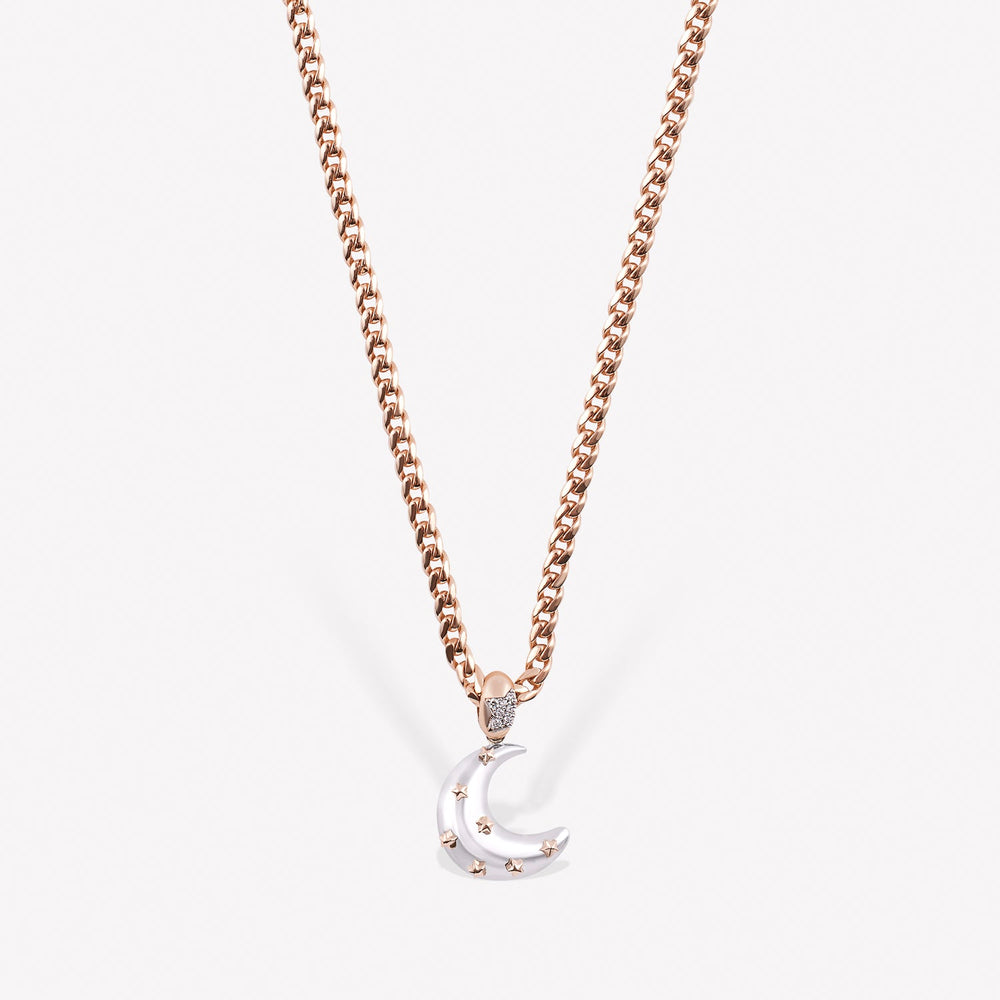 New Moon Chain Necklace