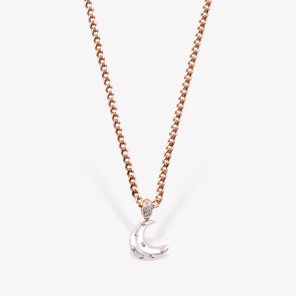 New Moon Chain Necklace