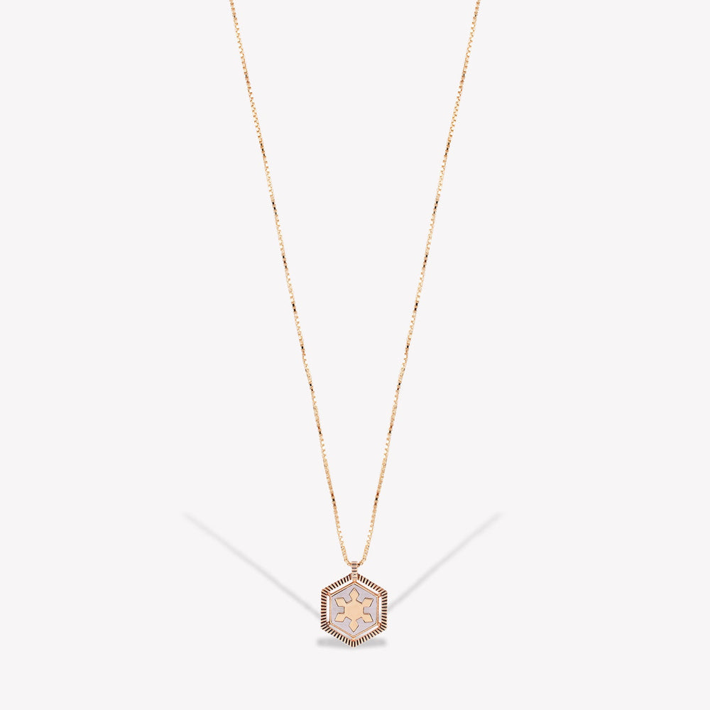 Hexagon Chain Necklace