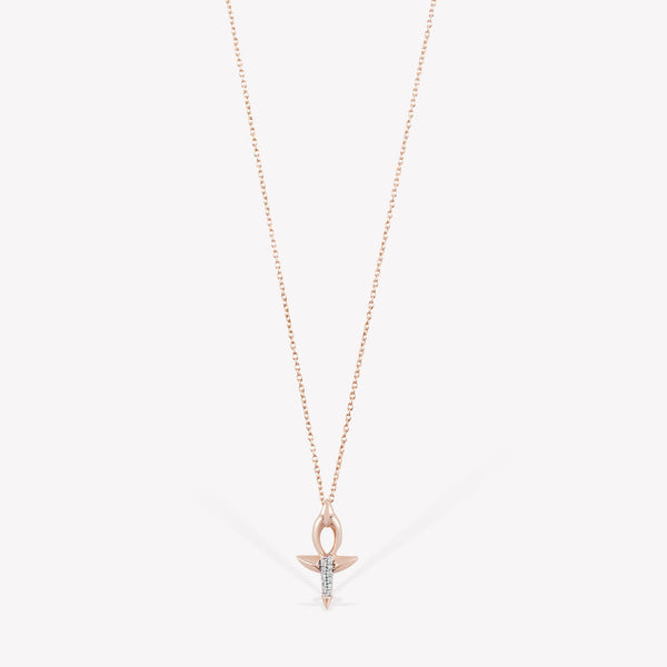 Ankh Mini Chain Necklace