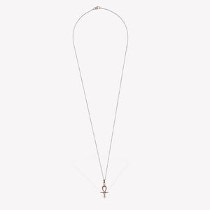 Midnight Ankh Chain Necklace