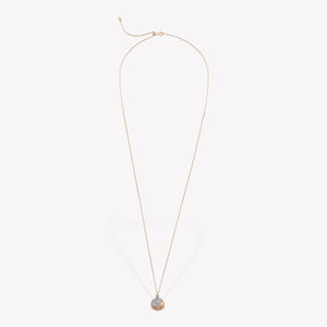 Shimmery Fireball Chain Necklace