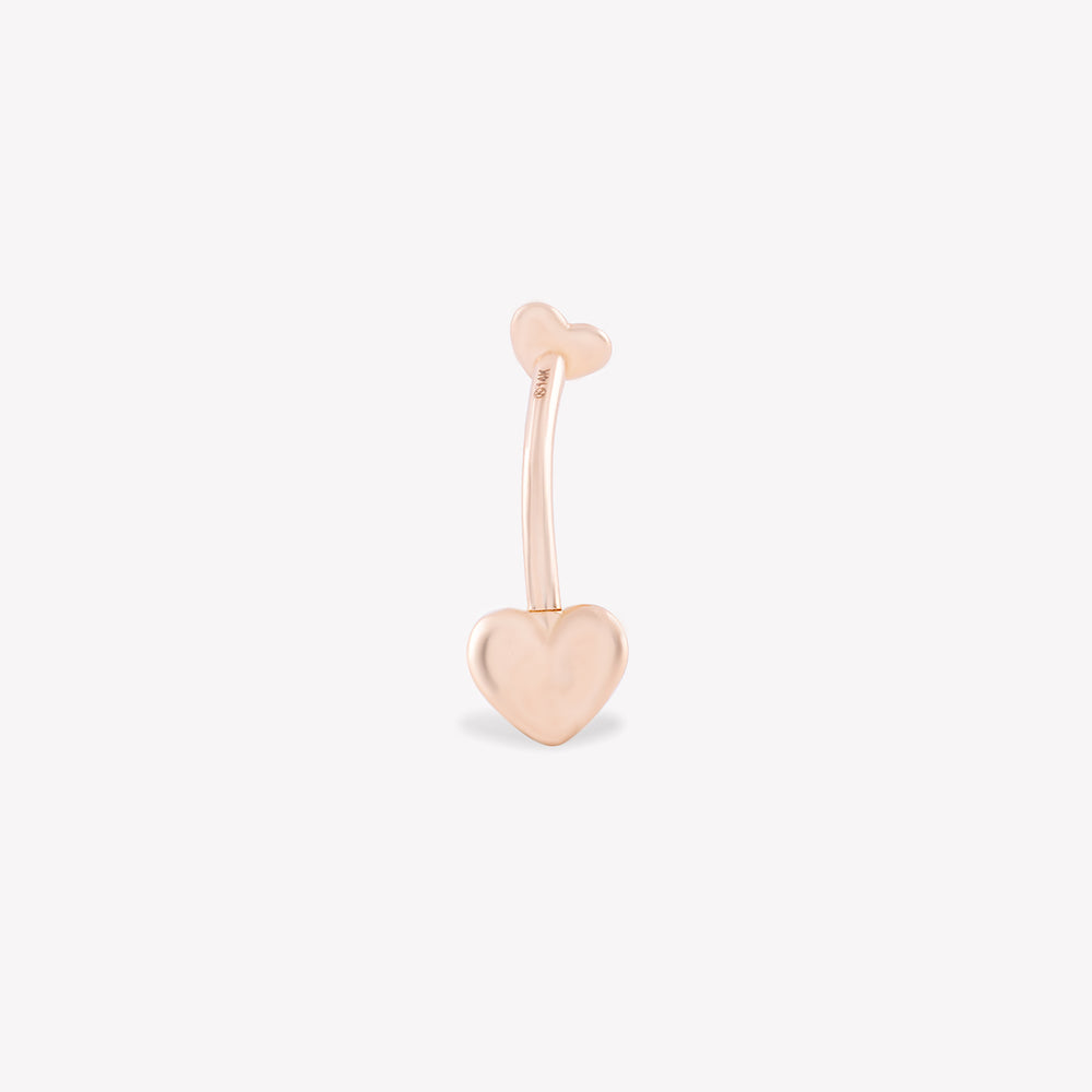 Heart Navel Piercing